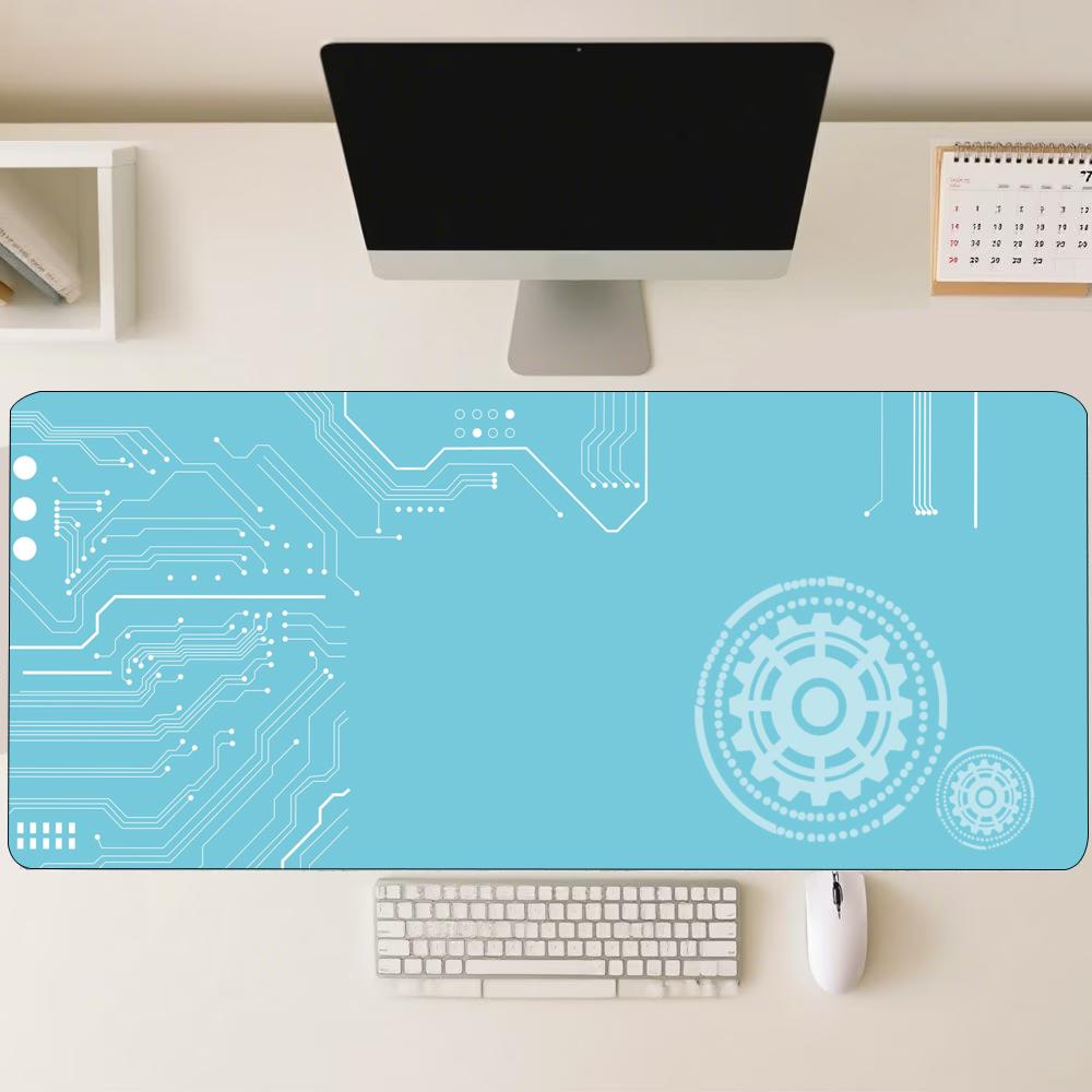 Blue Tech Circuit Gear Pattern - Office Tech Gear recension och pris
