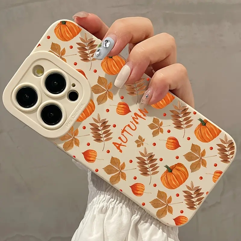 Autumn Maple Leaves Pumpkin Pa - Receipt Printer Thermal recension och pris