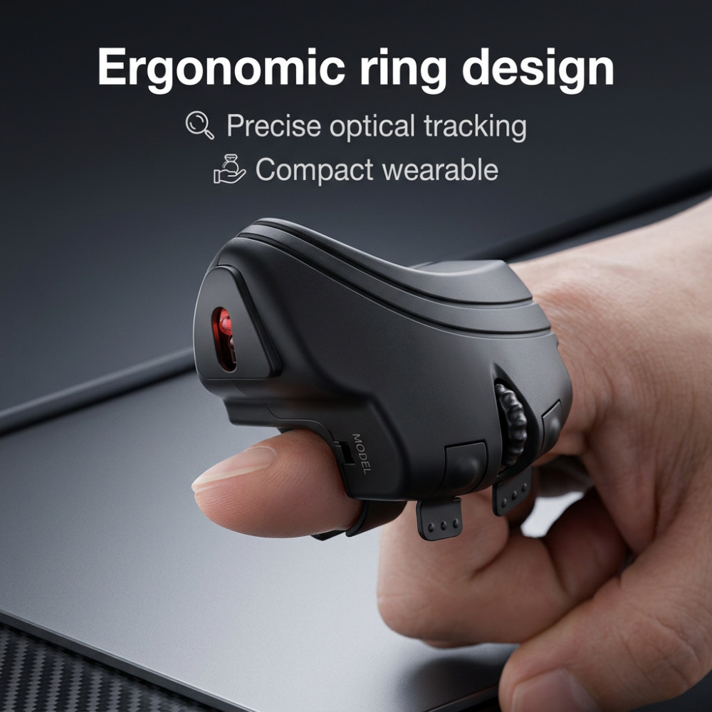 Finger Ring Mouse 1000DPI Easy - Office Technologies recension och pris